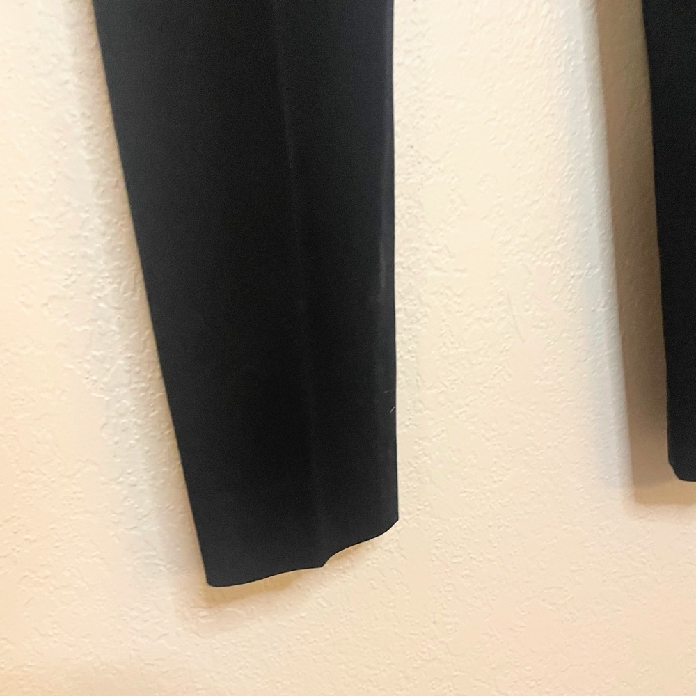 J.Crew Minnie Pants Black Stretch Workwear Trouser Size 12T 28” Inseam - Picture 2 of 4